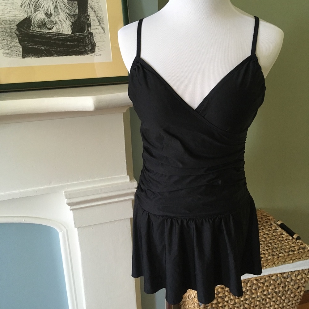 Eco Swim Black One-Piece Swim Suit